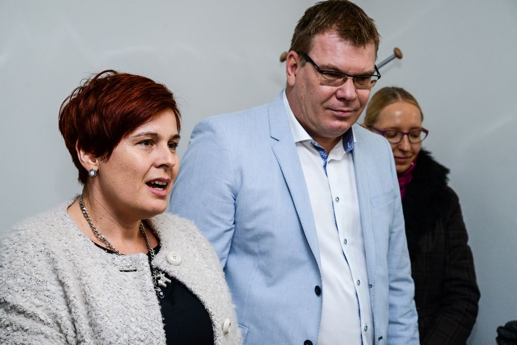 První ze čtyř domů v Plachého ulici byl městem kompletně zrekonstruován (foto: M. Pecuch, 13.12.2017)