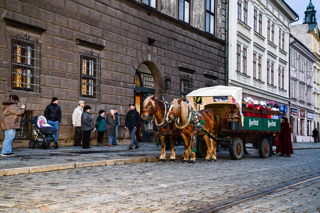 Zahájení Tříkrálové sbírky v Plzni (foto: M. Pecuch, 3.1.2018)