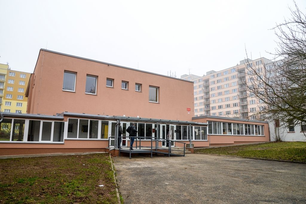 Speciální škola v Macháčkově ulici je po rekonstrukci (foto: M. Pecuch, 10.1.2018)