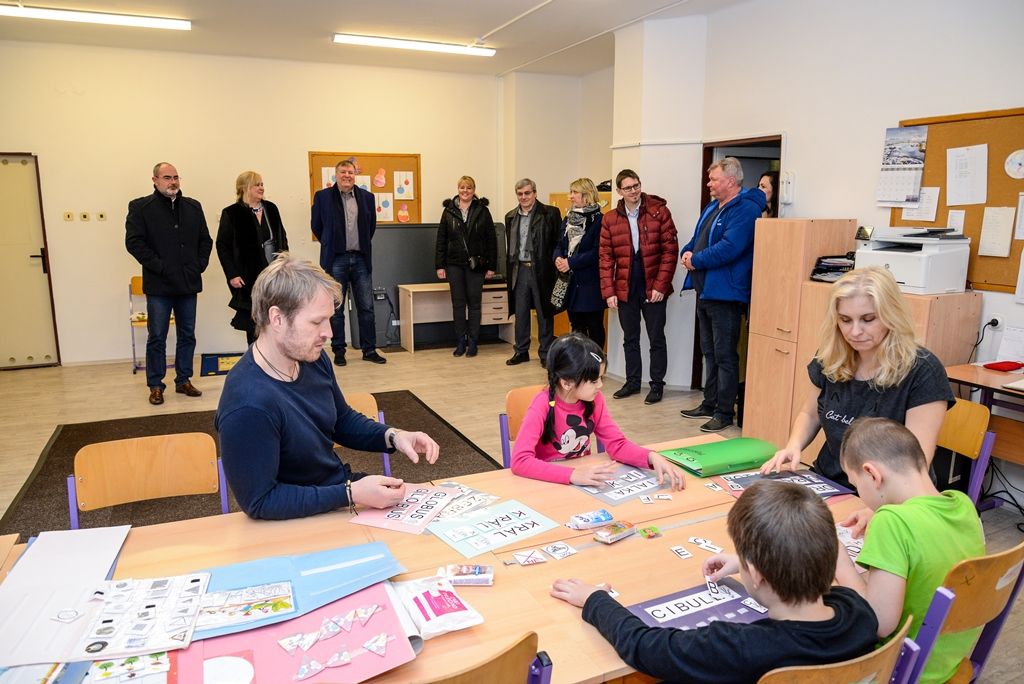 Speciální škola v Macháčkově ulici je po rekonstrukci (foto: M. Pecuch, 10.1.2018)