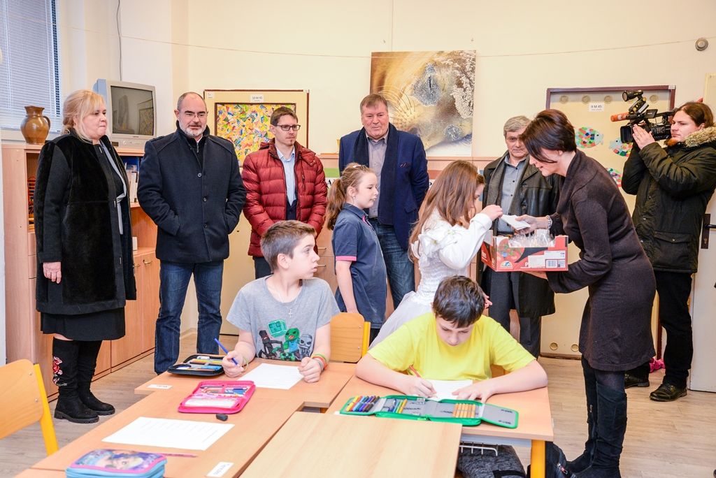 Speciální škola v Macháčkově ulici je po rekonstrukci (foto: M. Pecuch, 10.1.2018)