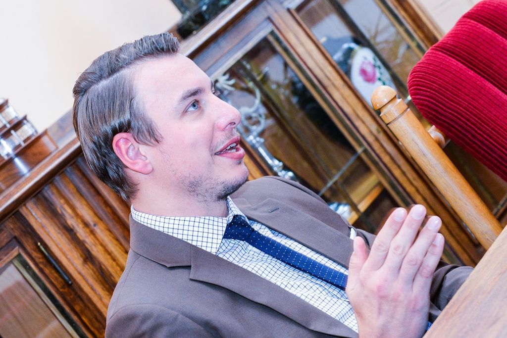 Házenkář Filip Jícha navštívil plzeňskou radnici (foto: M. Pecuch, 12.1.2018)