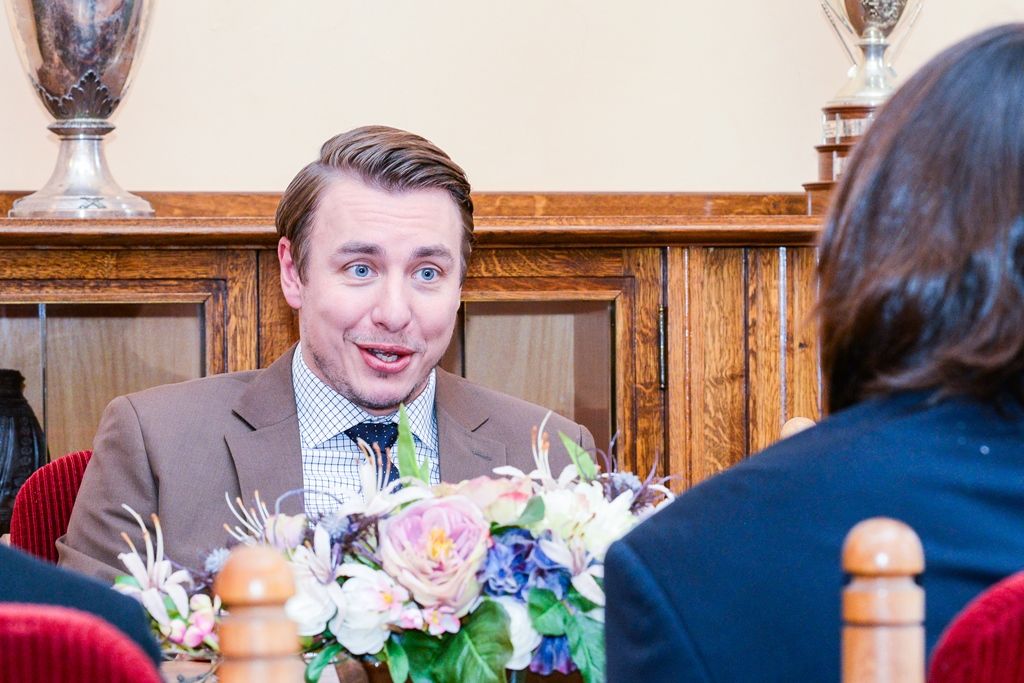 Házenkář Filip Jícha navštívil plzeňskou radnici (foto: M. Pecuch, 12.1.2018)