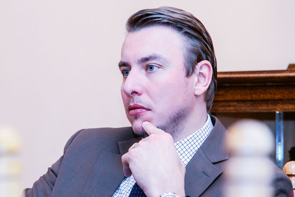 Házenkář Filip Jícha navštívil plzeňskou radnici (foto: M. Pecuch, 12.1.2018)