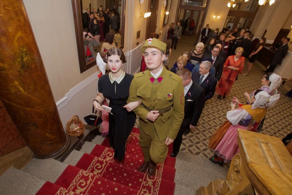Ples města Plzně se nesl v duchu první republiky (foto: R. Muchka, 19.1.2018)