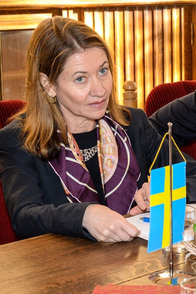 Velvyslankyně Švédska navštívila Plzeň (foto: M. Pecuch, 30.1.2018)