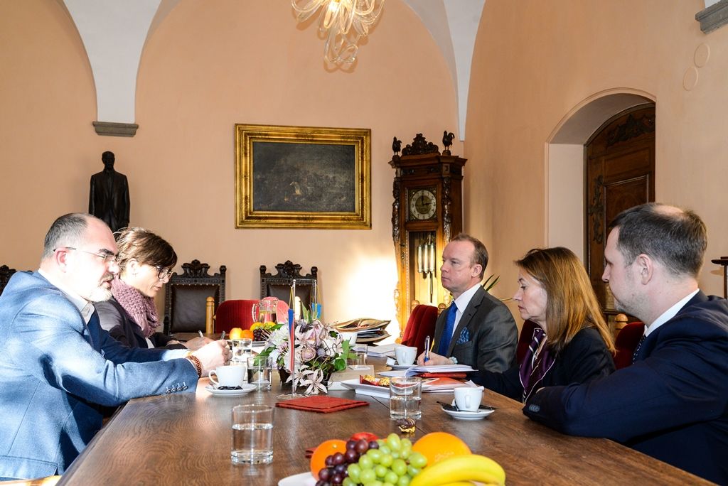 Velvyslankyně Švédska navštívila Plzeň (foto: M. Pecuch, 30.1.2018)