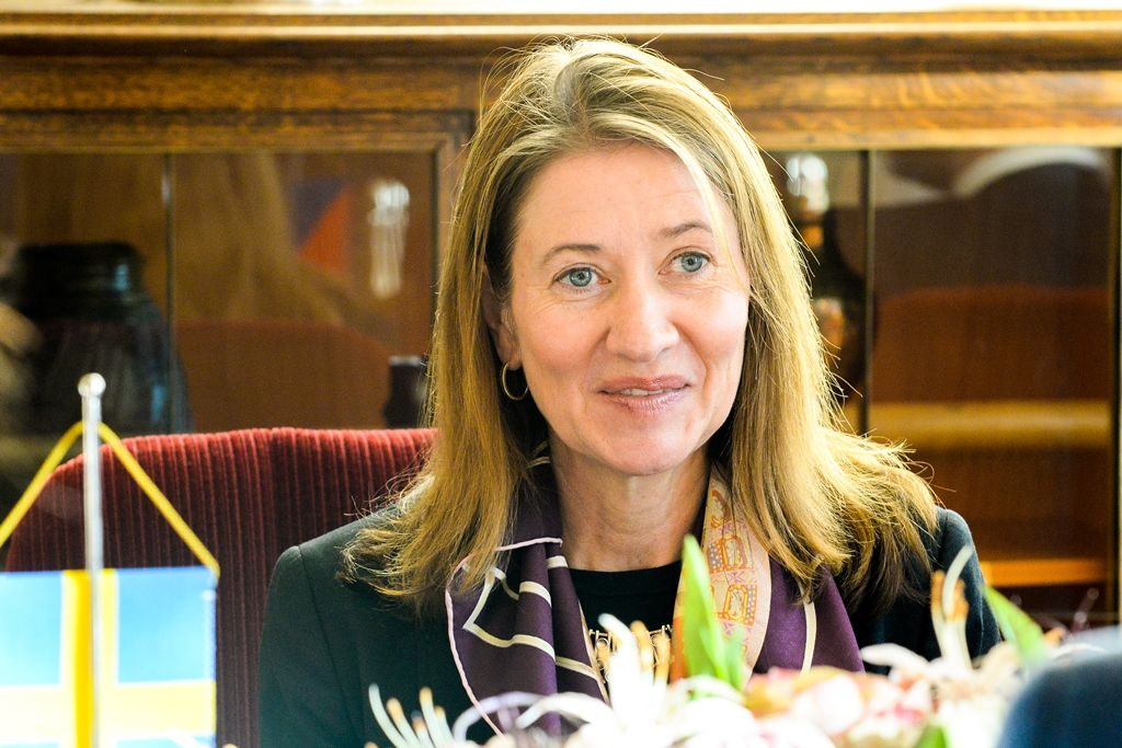 Velvyslankyně Švédska navštívila Plzeň (foto: M. Pecuch, 30.1.2018)