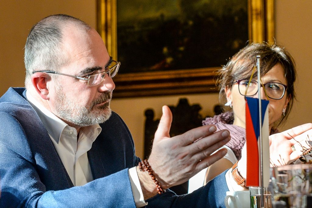 Velvyslankyně Švédska navštívila Plzeň (foto: M. Pecuch, 30.1.2018)