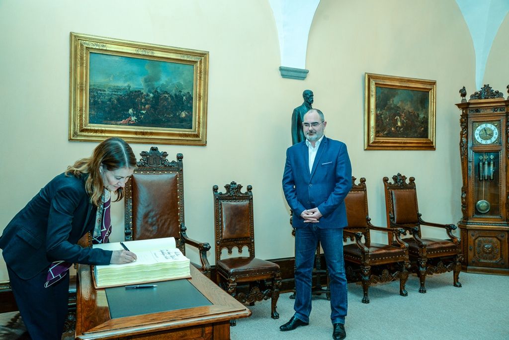 Velvyslankyně Švédska navštívila Plzeň (foto: M. Pecuch, 30.1.2018)