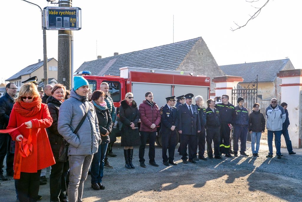 Malesice mají nově opravenou zbrojnici (foto: M. Pecuch, 13.2.2018)
