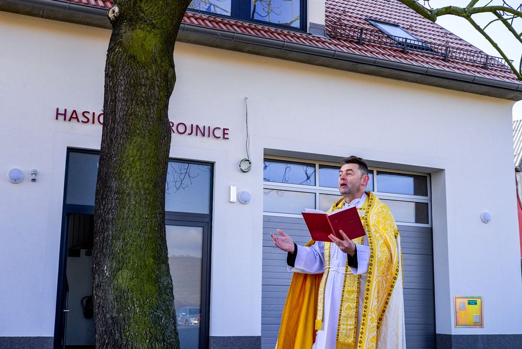 Malesice mají nově opravenou zbrojnici (foto: M. Pecuch, 13.2.2018)