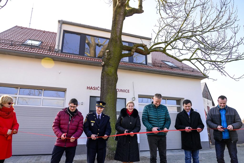 Malesice mají nově opravenou zbrojnici (foto: M. Pecuch, 13.2.2018)