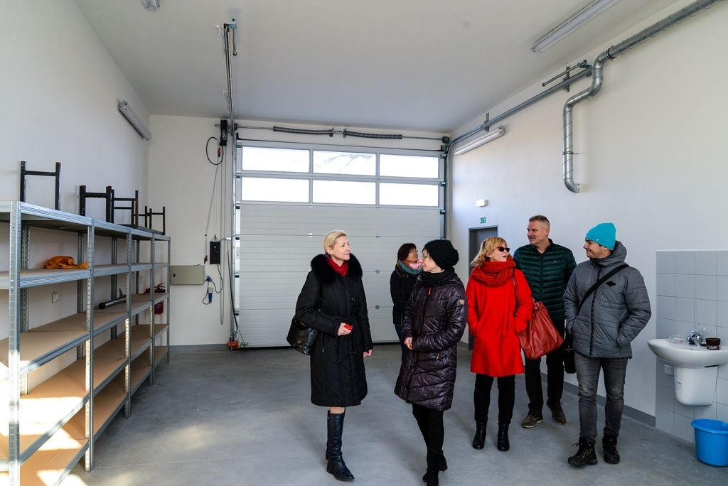 Malesice mají nově opravenou zbrojnici (foto: M. Pecuch, 13.2.2018)