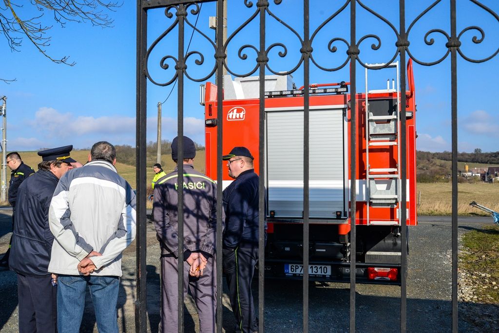 Malesice mají nově opravenou zbrojnici (foto: M. Pecuch, 13.2.2018)