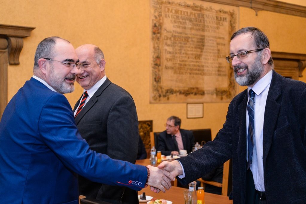 Plzeňský primátor přijal děkany pedagogických fakult (foto: M. Pecuch, 20.2.2018)