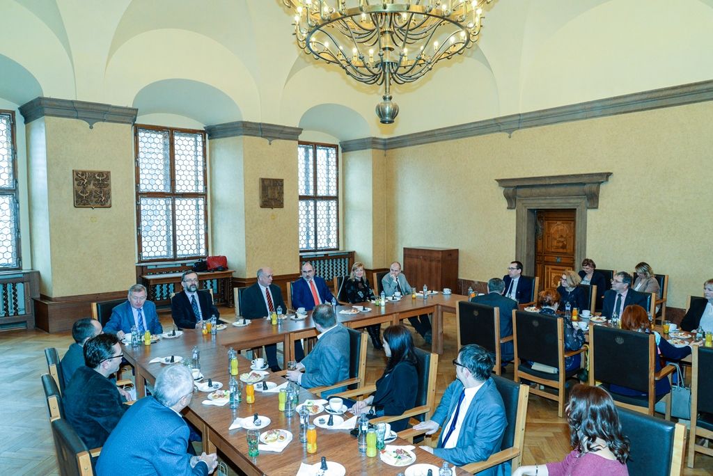 Plzeňský primátor přijal děkany pedagogických fakult (foto: M. Pecuch, 20.2.2018)