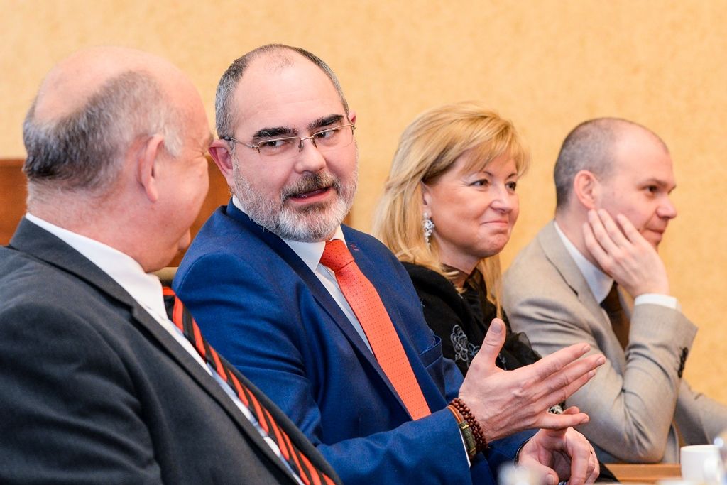 Plzeňský primátor přijal děkany pedagogických fakult (foto: M. Pecuch, 20.2.2018)