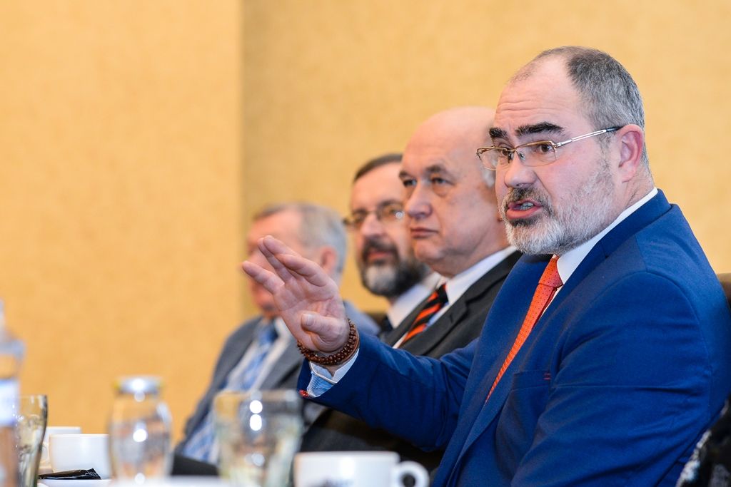 Plzeňský primátor přijal děkany pedagogických fakult (foto: M. Pecuch, 20.2.2018)