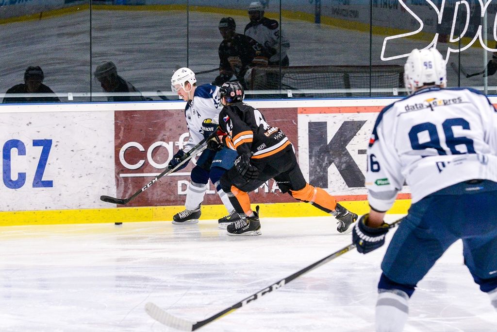 Zápas Akademiků Plzeň vs. Cavaliers Brno o postup do Play-off Evropské univerzitní hokejové ligy (foto: M. Pecuch, 6.3.2018)