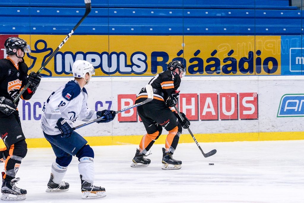 Zápas Akademiků Plzeň vs. Cavaliers Brno o postup do Play-off Evropské univerzitní hokejové ligy (foto: M. Pecuch, 6.3.2018)