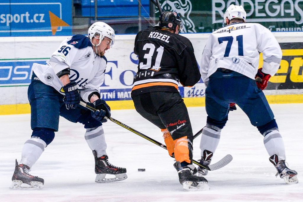 Zápas Akademiků Plzeň vs. Cavaliers Brno o postup do Play-off Evropské univerzitní hokejové ligy (foto: M. Pecuch, 6.3.2018)