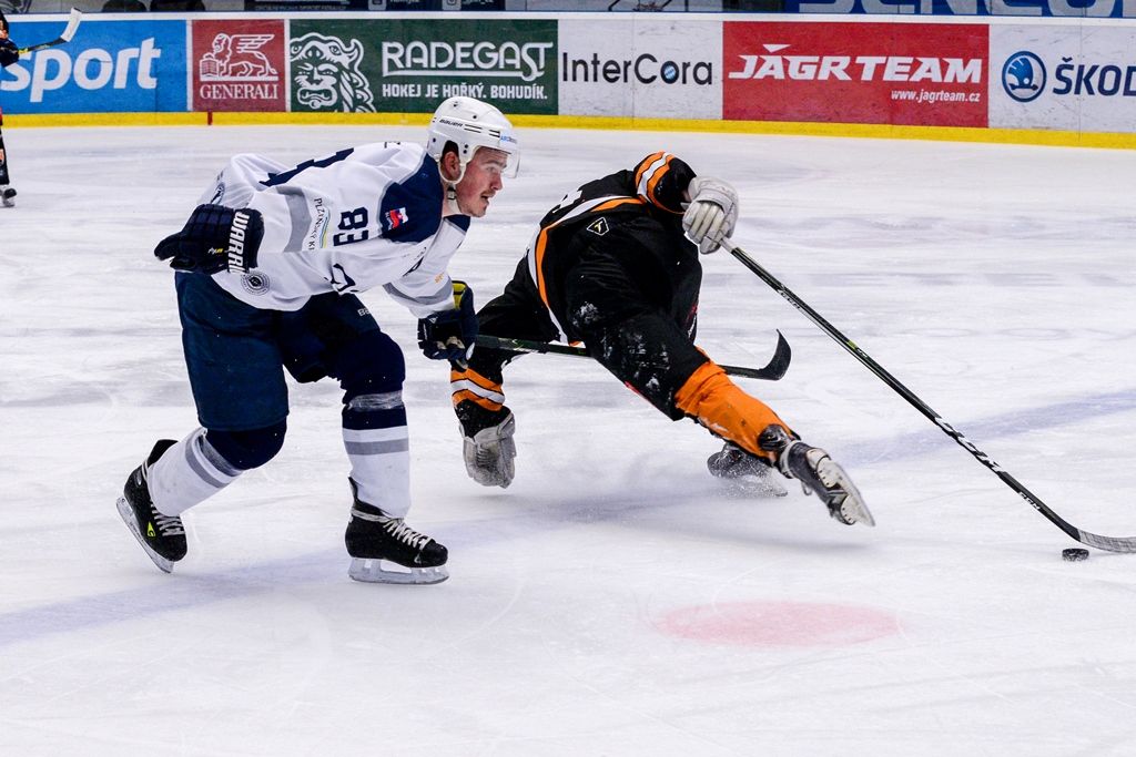 Zápas Akademiků Plzeň vs. Cavaliers Brno o postup do Play-off Evropské univerzitní hokejové ligy (foto: M. Pecuch, 6.3.2018)