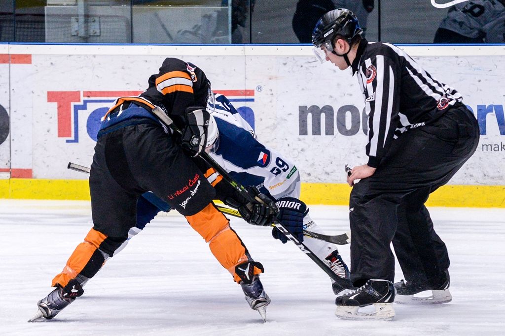 Zápas Akademiků Plzeň vs. Cavaliers Brno o postup do Play-off Evropské univerzitní hokejové ligy (foto: M. Pecuch, 6.3.2018)
