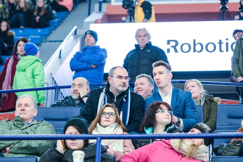 Zápas Akademiků Plzeň vs. Cavaliers Brno o postup do Play-off Evropské univerzitní hokejové ligy (foto: M. Pecuch, 6.3.2018)