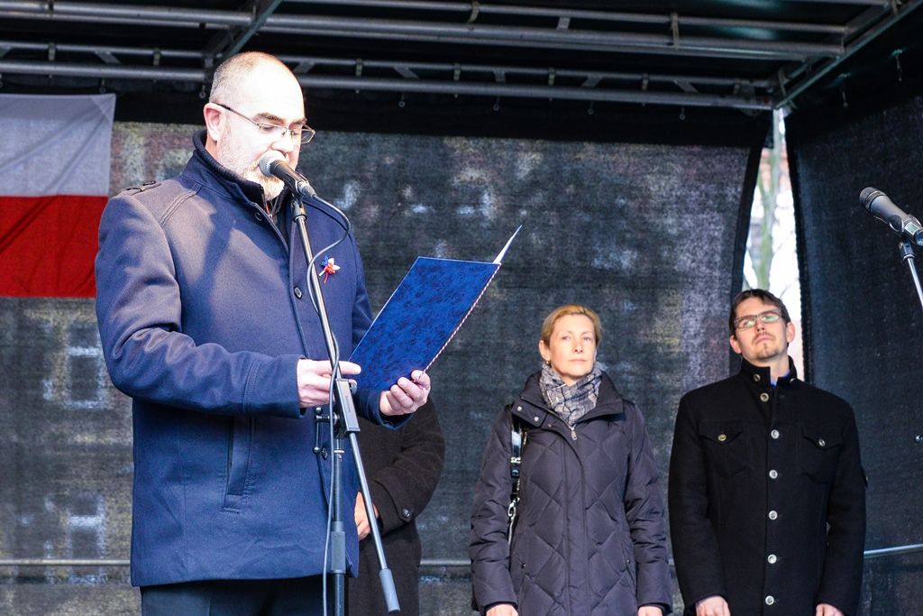 Plzeň si připomněla narození T. G. Masaryka (foto: M. Pecuch, 7.3.2018)