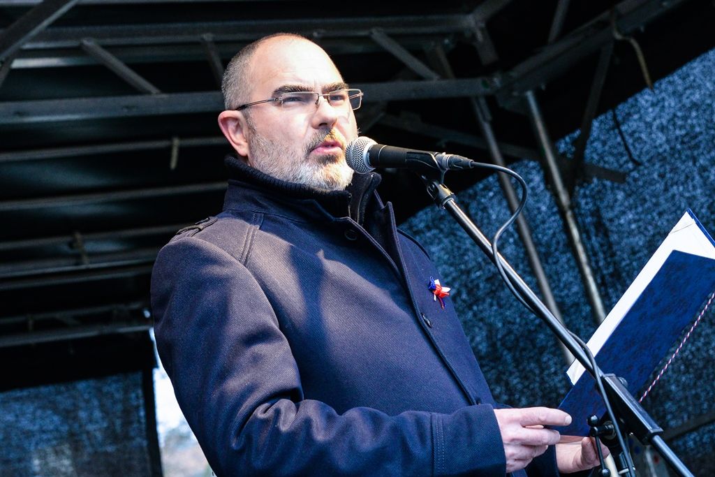 Plzeň si připomněla narození T. G. Masaryka (foto: M. Pecuch, 7.3.2018)