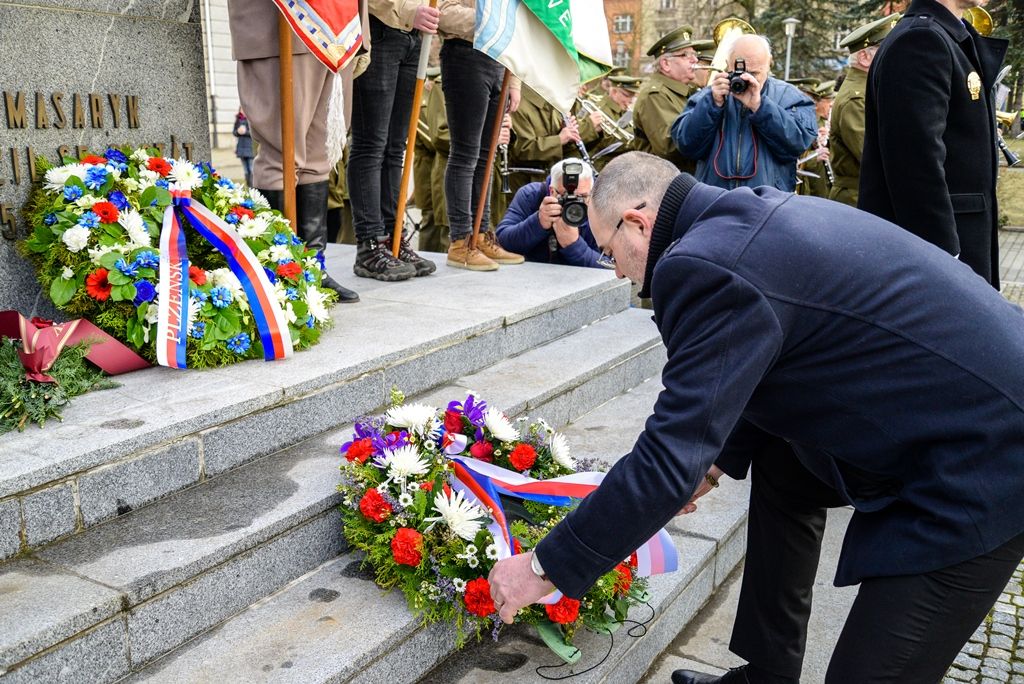 Plzeň si připomněla narození T. G. Masaryka (foto: M. Pecuch, 7.3.2018)