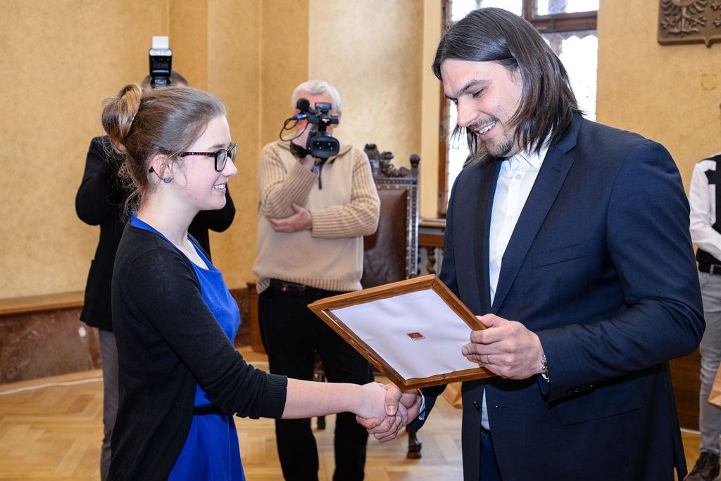 Sportovci Plzně 2017 převzali ocenění na radnici (foto: M. Pecuch, 20.3.2018)