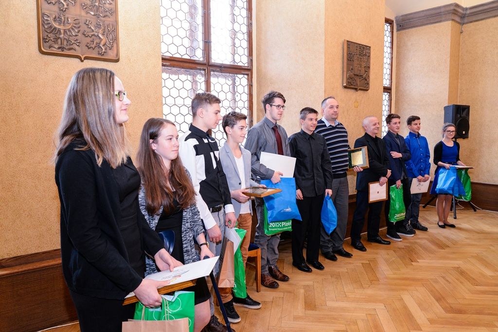 Sportovci Plzně 2017 převzali ocenění na radnici (foto: M. Pecuch, 20.3.2018)