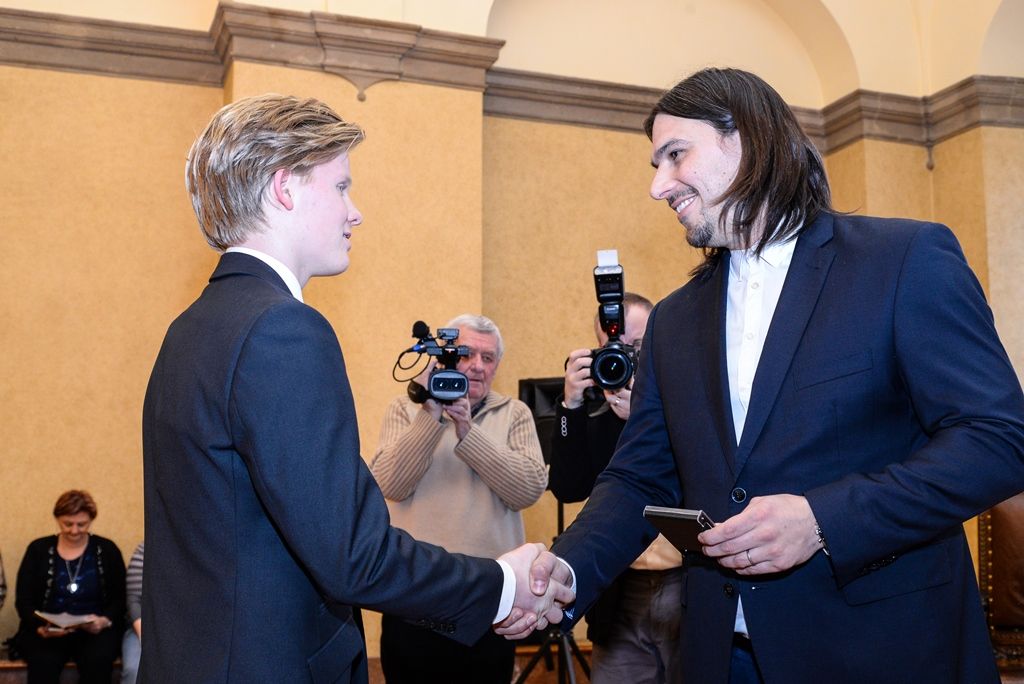 Sportovci Plzně 2017 převzali ocenění na radnici (foto: M. Pecuch, 20.3.2018)