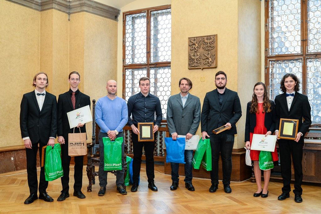 Sportovci Plzně 2017 převzali ocenění na radnici (foto: M. Pecuch, 20.3.2018)