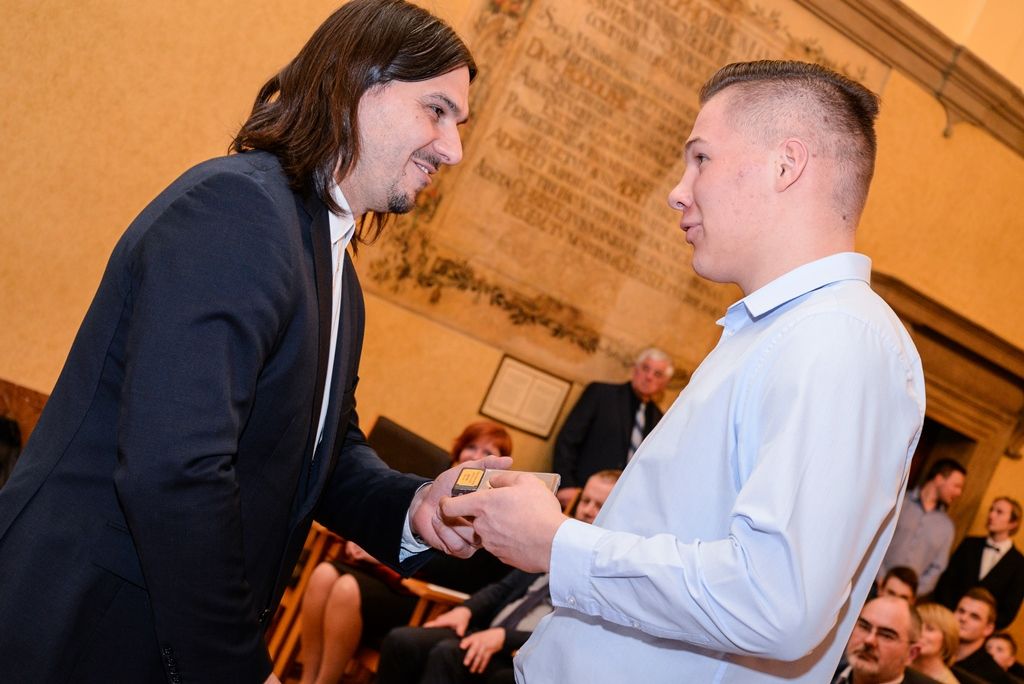 Sportovci Plzně 2017 převzali ocenění na radnici (foto: M. Pecuch, 20.3.2018)