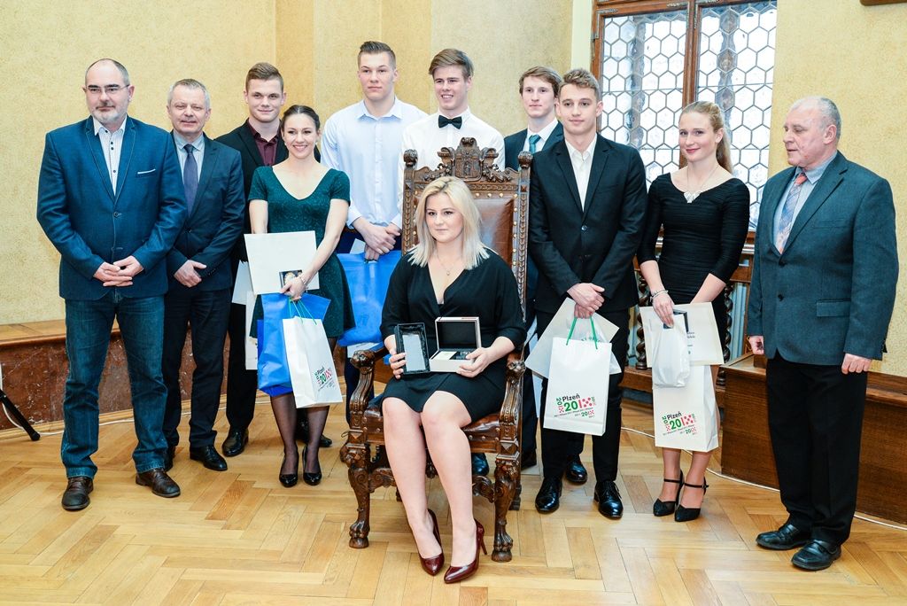 Sportovci Plzně 2017 převzali ocenění na radnici