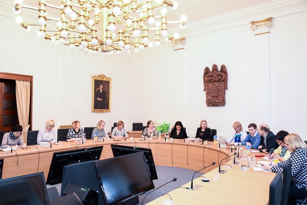 Běloruské odborníky zajímaly sociální služby města Plzně (foto: M. Pecuch, 11.4.2018