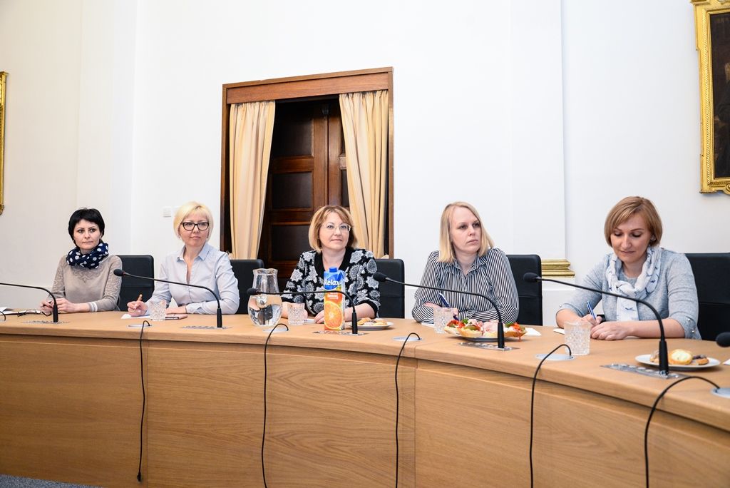 Běloruské odborníky zajímaly sociální služby města Plzně (foto: M. Pecuch, 11.4.2018