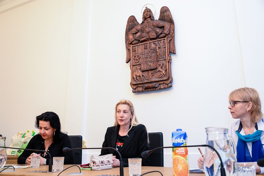 Běloruské odborníky zajímaly sociální služby města Plzně (foto: M. Pecuch, 11.4.2018