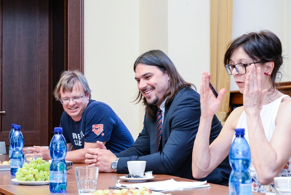 Do Plzně zavítal slavný baseballista Cal Ripken (foto: M. Pecuch, 22.4.2018)