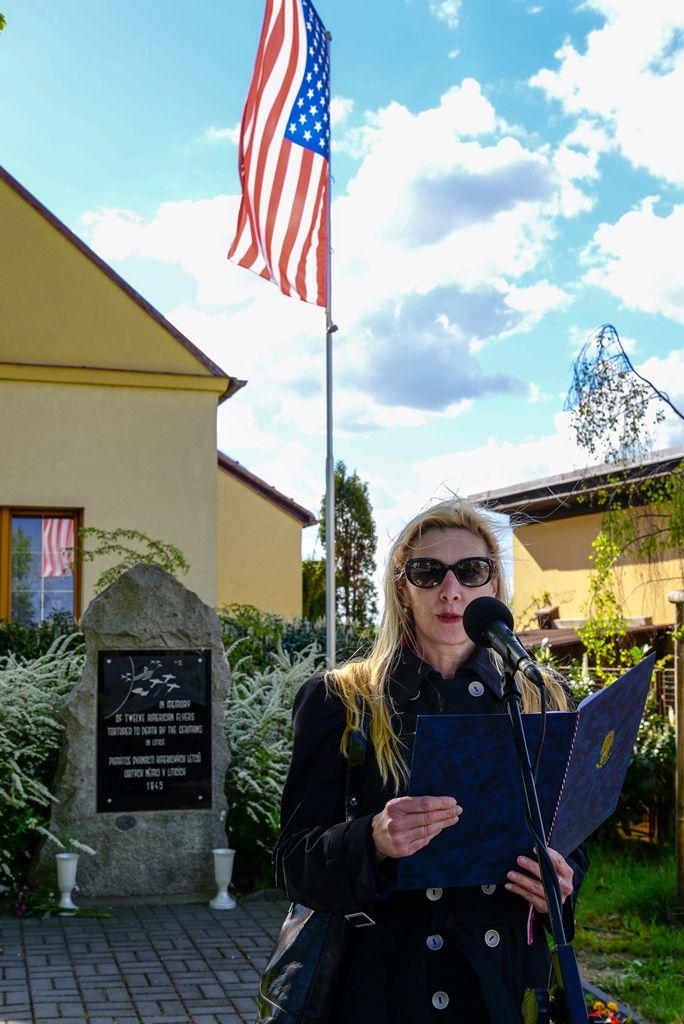 Slavnosti svobody 2018 - Pietní akt v Liticích (foto: M. Pecuch, 26.4.2018)