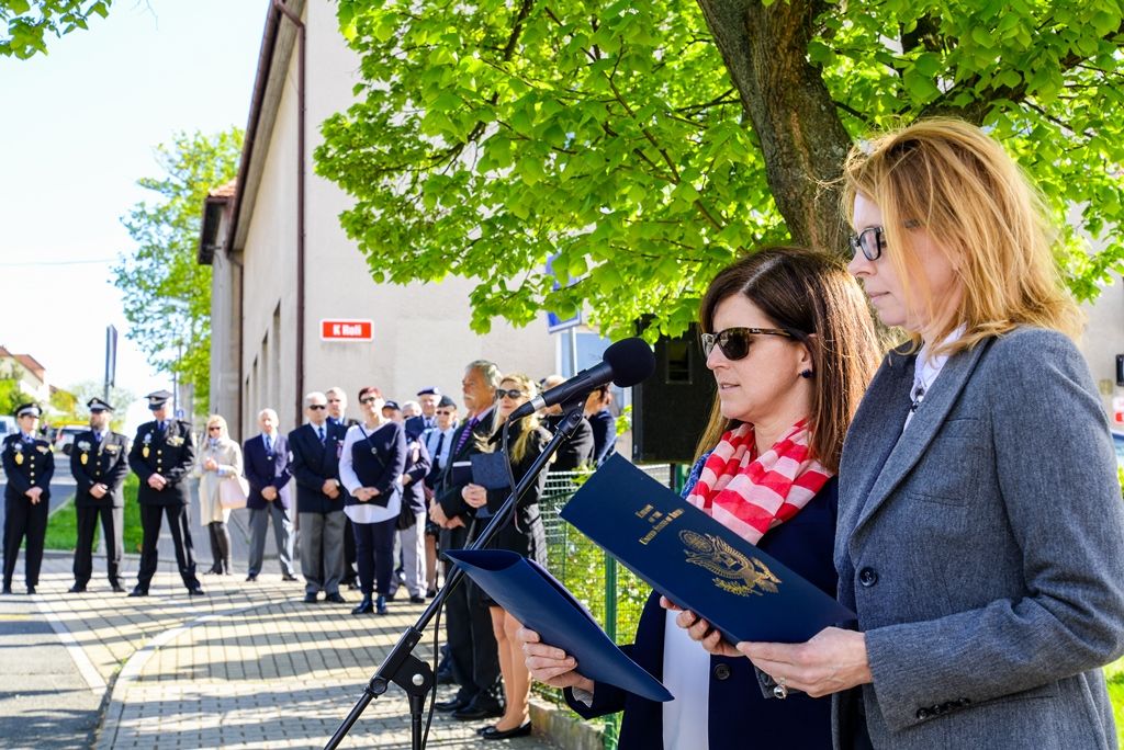Slavnosti svobody 2018 - Pietní akt v Liticích (foto: M. Pecuch, 26.4.2018)