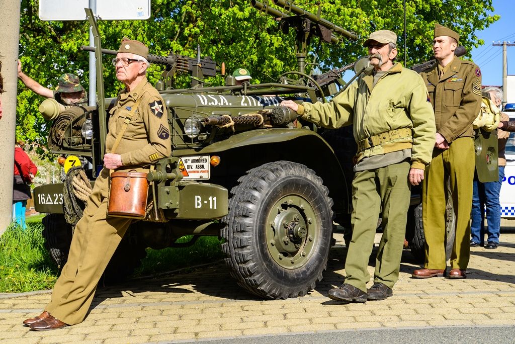Slavnosti svobody 2018 - Pietní akt v Liticích (foto: M. Pecuch, 26.4.2018)