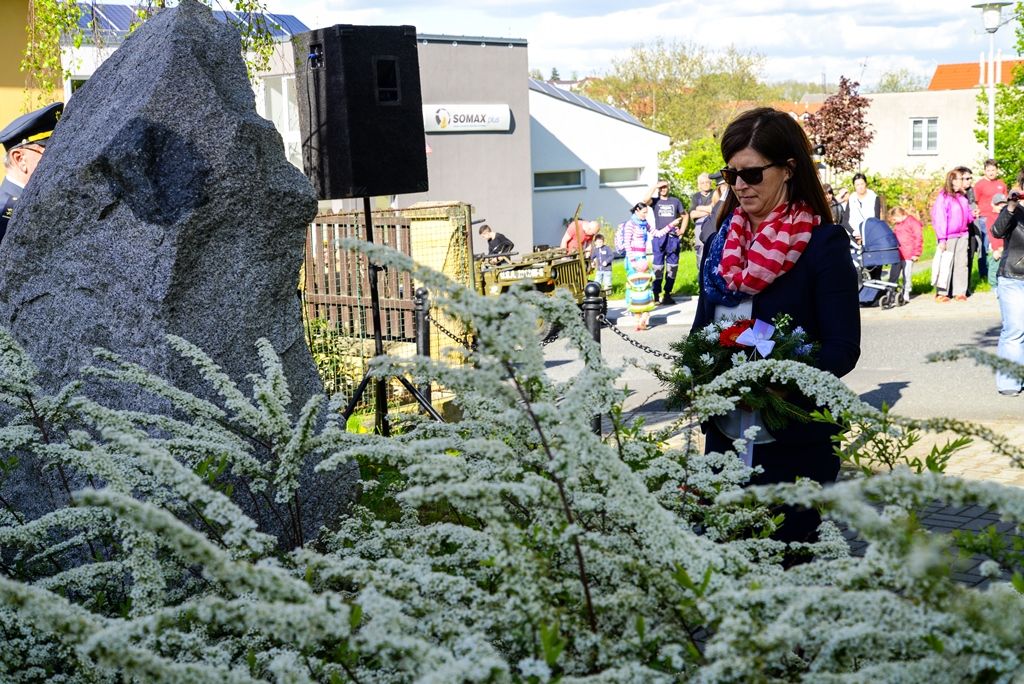 Slavnosti svobody 2018 - Pietní akt v Liticích (foto: M. Pecuch, 26.4.2018)