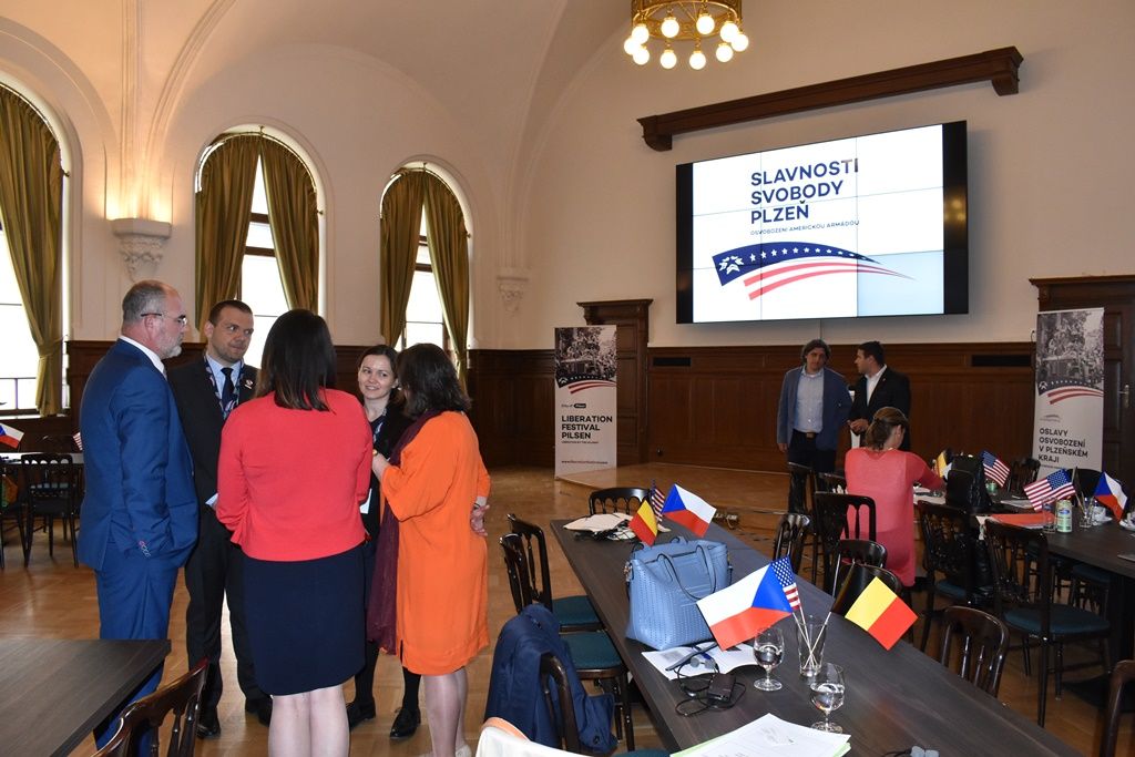 Slavnosti svobody 2018 - Prezentaci témat osvobození řešili v Plzni členové prestižní nadace (foto: E. Barborková, 3.5.2018)