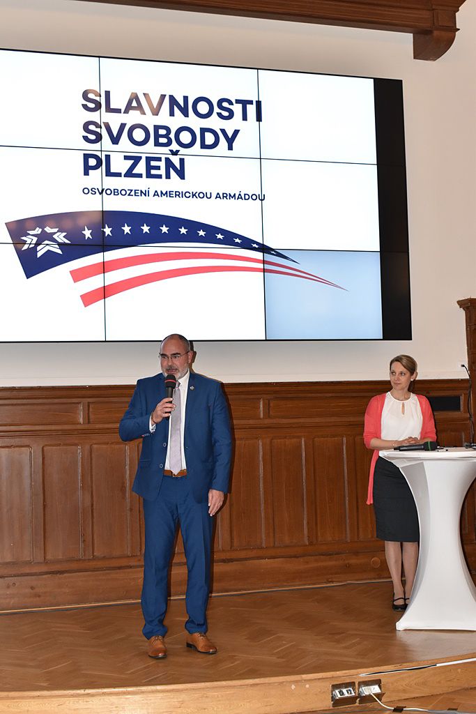 Slavnosti svobody 2018 - Prezentaci témat osvobození řešili v Plzni členové prestižní nadace (foto: E. Barborková, 3.5.2018)