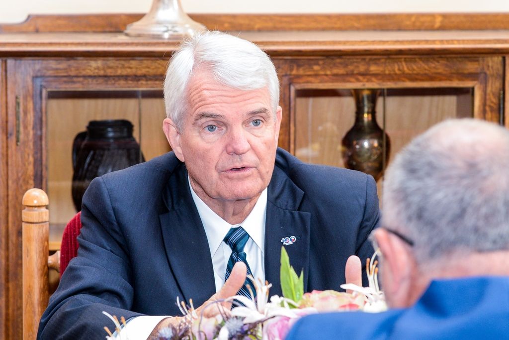 Slavnosti svobody 2018 - Americký velvyslanec přijel na zahájení Slavností svobody (foto: M. Pecuch, 3.5.2018)