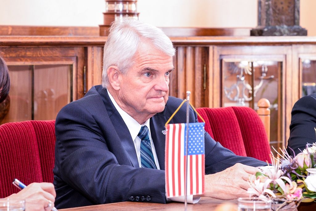 Slavnosti svobody 2018 - Americký velvyslanec přijel na zahájení Slavností svobody (foto: M. Pecuch, 3.5.2018)